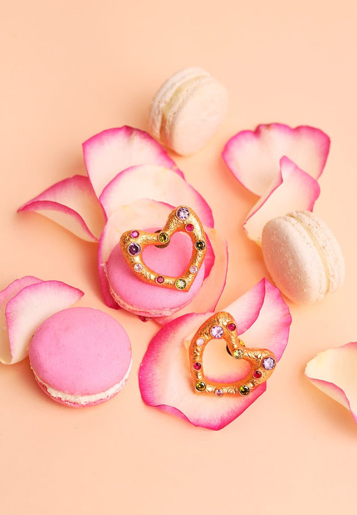 Dainty Heart Studs